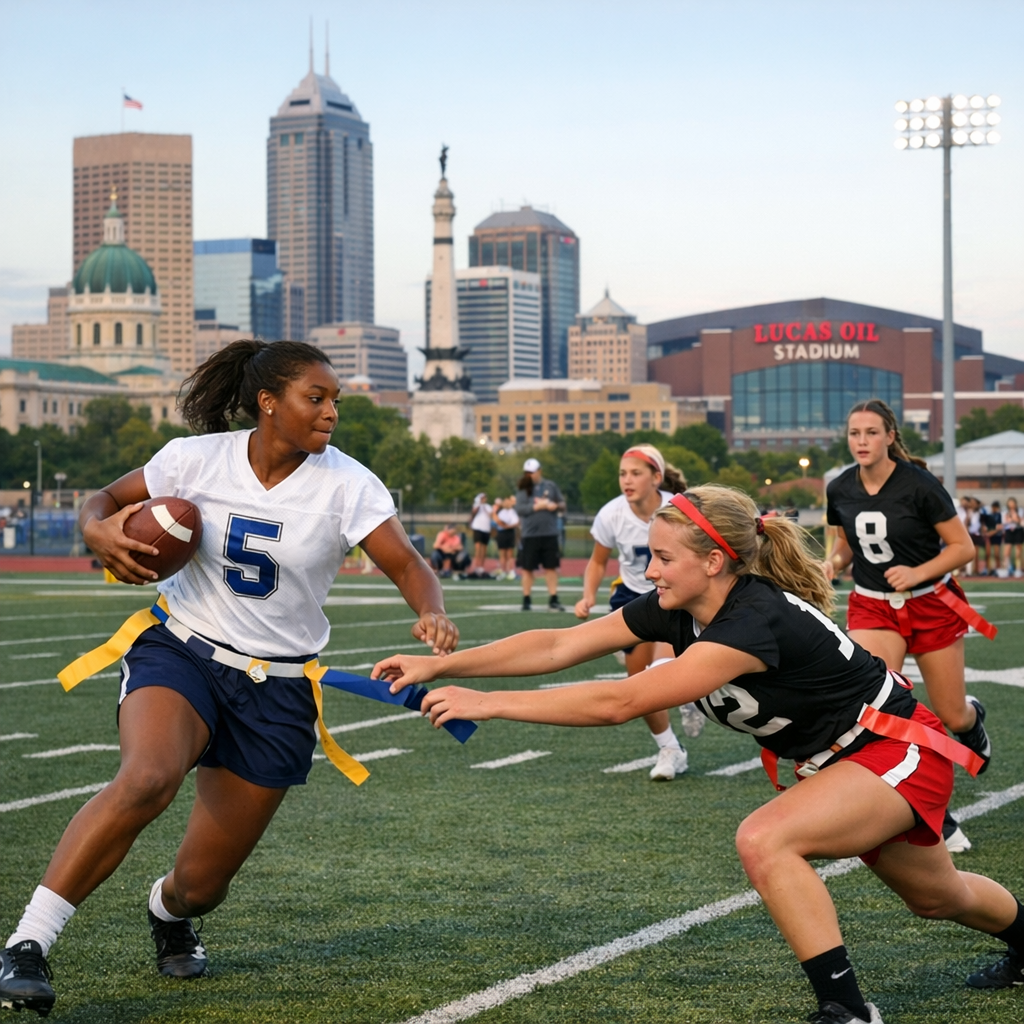 The Rise of Girls’ Flag Football in Indianapolis