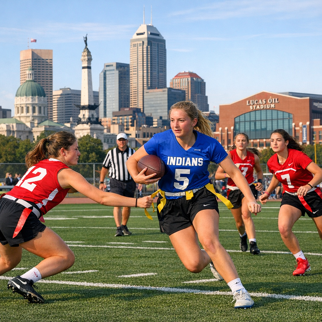 The Rise of Girls’ Flag Football in Indianapolis