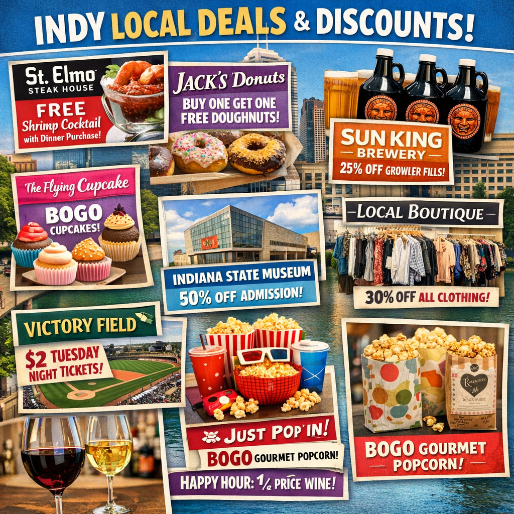 Exclusive Deals from Indianapolis Businesses