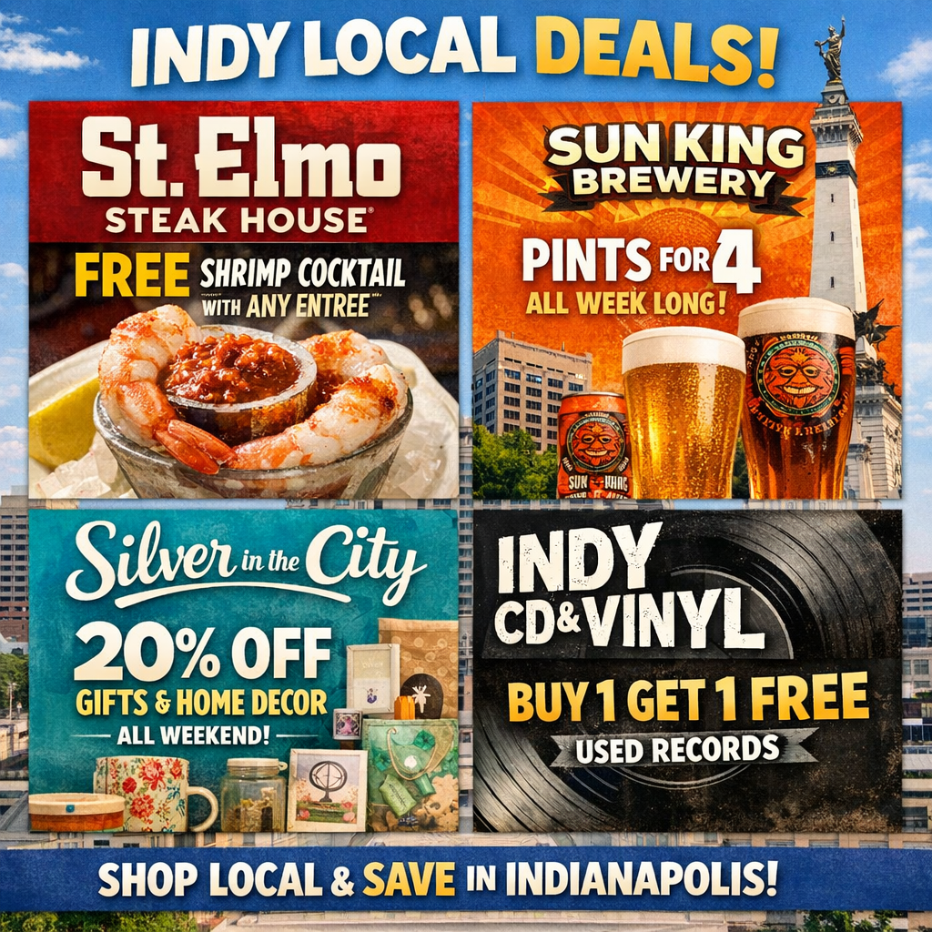 Exclusive Deals and Discounts from Indianapolis Local Businesses