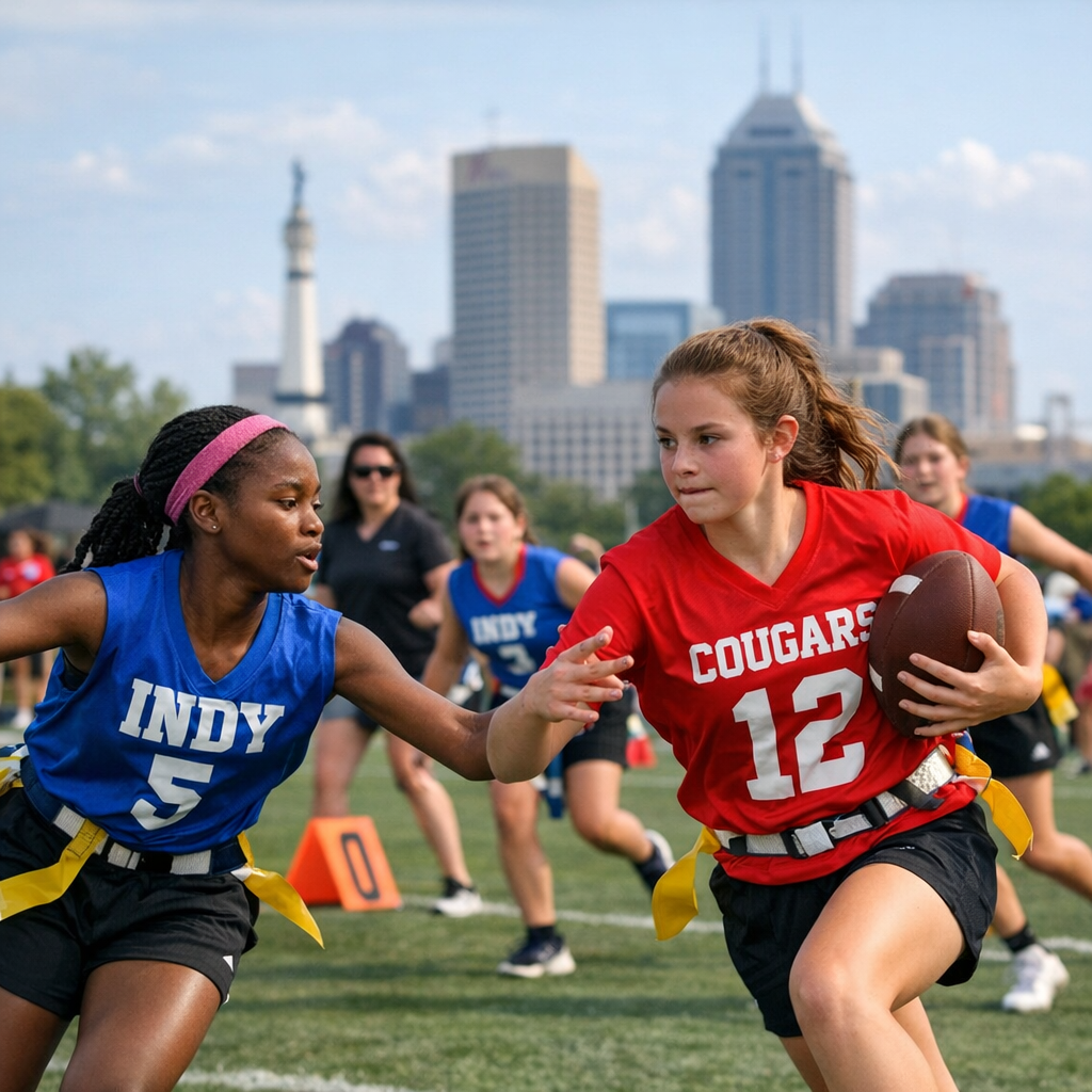 The Rise of Girls’ Flag Football in Indianapolis